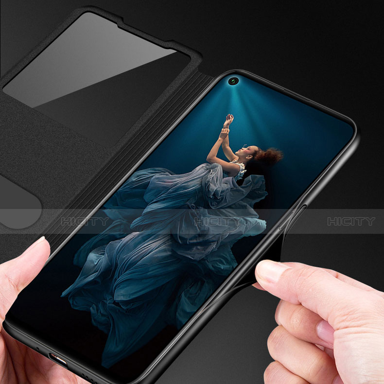 Coque Portefeuille Livre Cuir Etui Clapet T14 pour Huawei Honor V20 Plus
