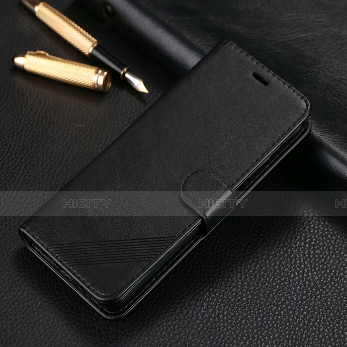 Coque Portefeuille Livre Cuir Etui Clapet T14 pour Xiaomi Redmi Note 8 Pro Noir Plus