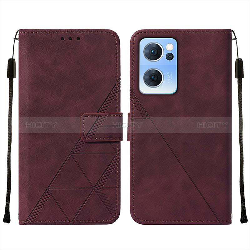 Coque Portefeuille Livre Cuir Etui Clapet Y01B pour Oppo Find X5 Lite 5G Plus