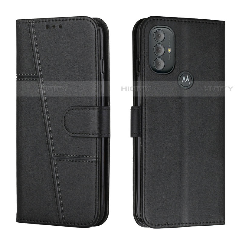 Coque Portefeuille Livre Cuir Etui Clapet Y01X pour Motorola Moto G Power (2022) Noir Plus