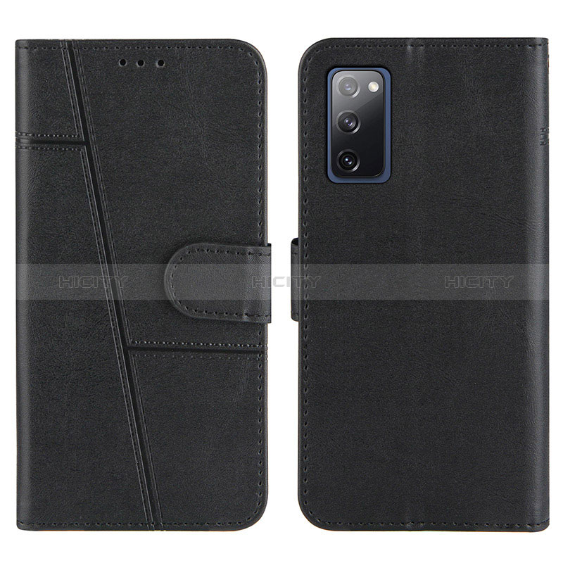 Coque Portefeuille Livre Cuir Etui Clapet Y01X pour Samsung Galaxy S20 FE 5G Noir Plus