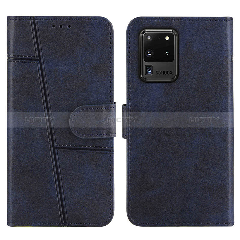 Coque Portefeuille Livre Cuir Etui Clapet Y01X pour Samsung Galaxy S20 Ultra 5G Plus