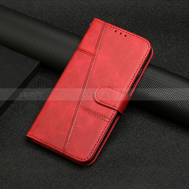 Coque Portefeuille Livre Cuir Etui Clapet Y01X pour Xiaomi Poco F5 Pro 5G Rouge Plus
