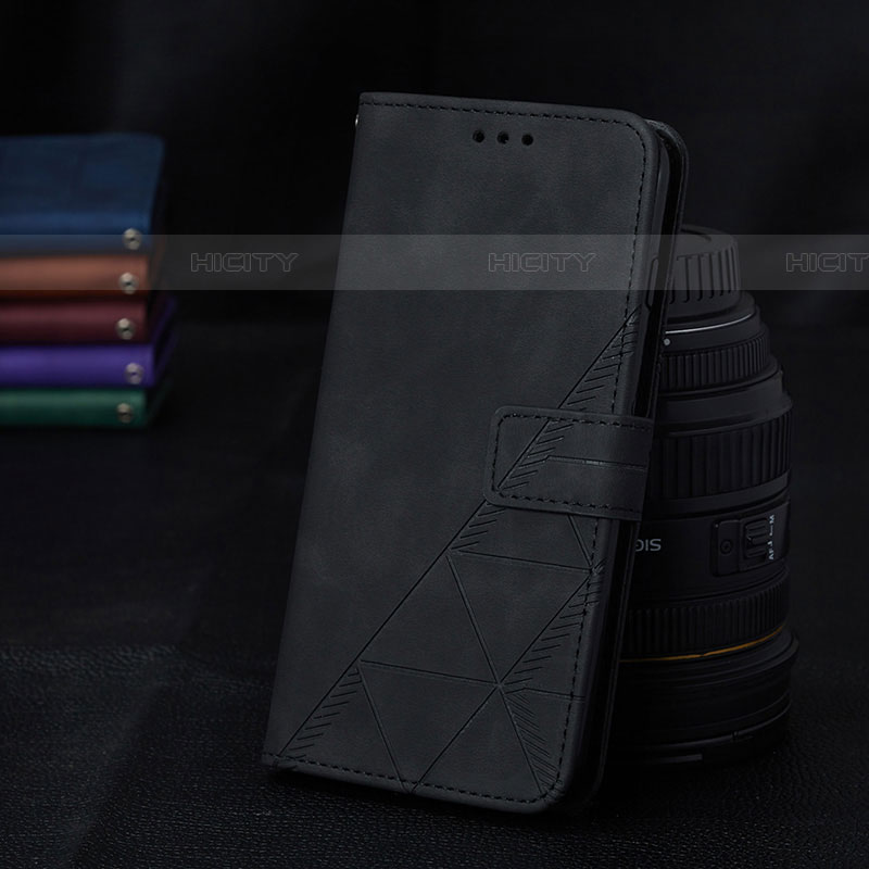 Coque Portefeuille Livre Cuir Etui Clapet Y02B pour Samsung Galaxy F22 4G Noir Plus