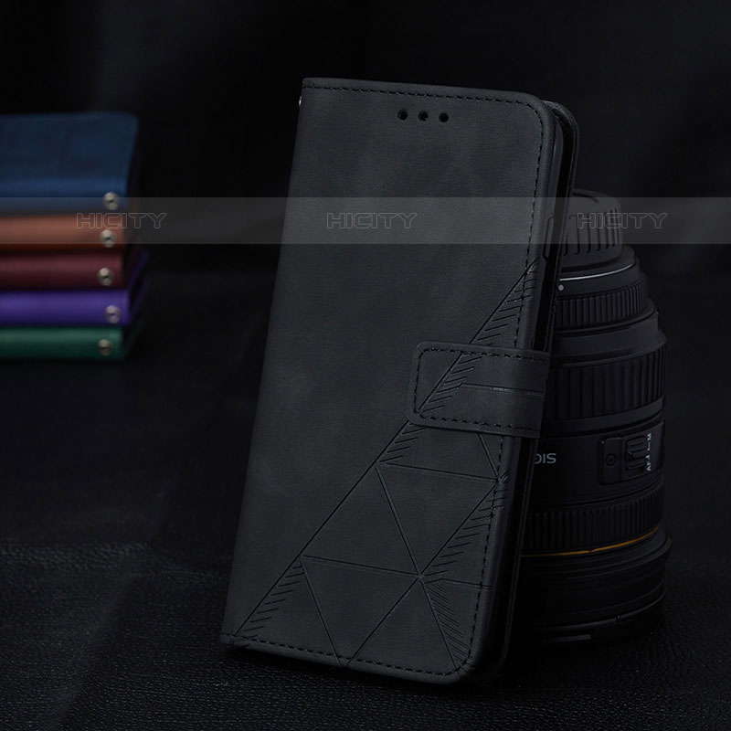 Coque Portefeuille Livre Cuir Etui Clapet Y02B pour Samsung Galaxy M22 4G Noir Plus