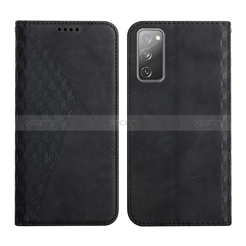 Coque Portefeuille Livre Cuir Etui Clapet Y02X pour Samsung Galaxy S20 FE (2022) 5G Noir Plus