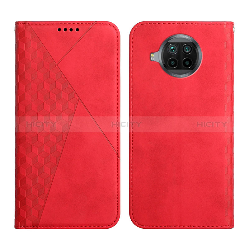 Coque Portefeuille Livre Cuir Etui Clapet Y02X pour Xiaomi Mi 10T Lite 5G Rouge Plus
