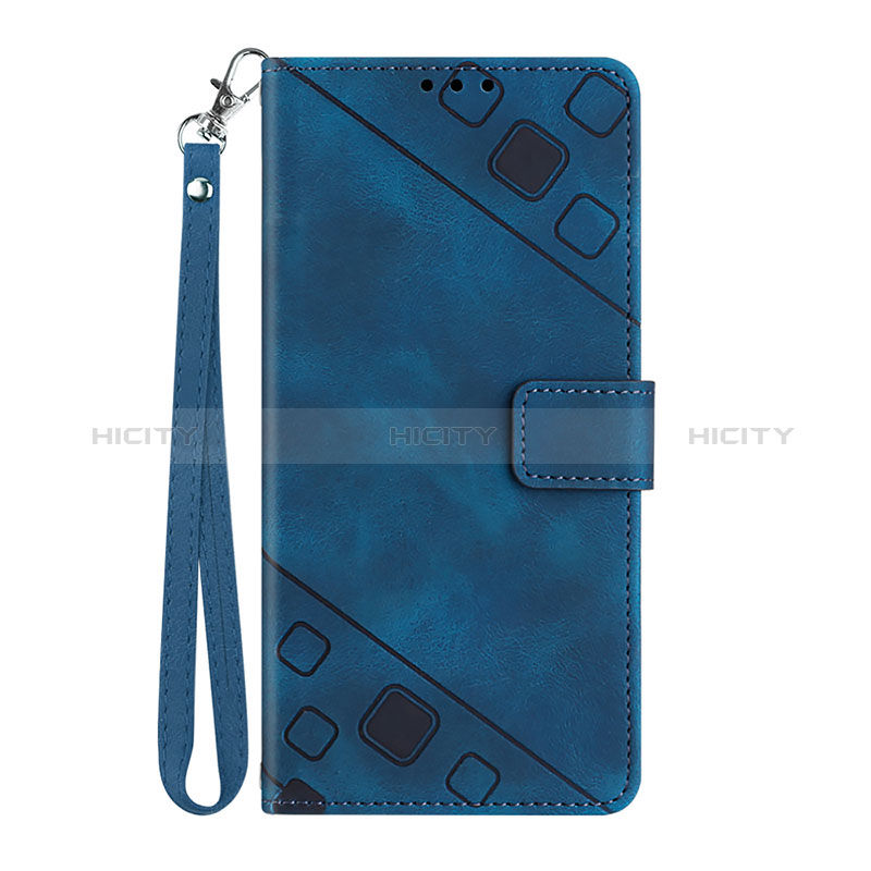 Coque Portefeuille Livre Cuir Etui Clapet Y03B pour Huawei Honor 9X Bleu Plus