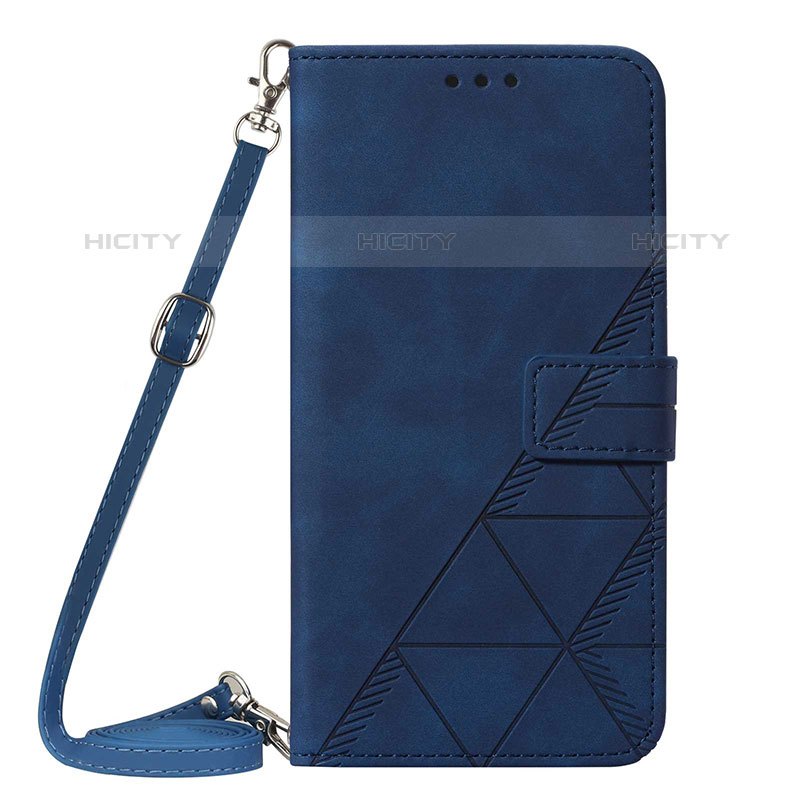 Coque Portefeuille Livre Cuir Etui Clapet Y03B pour Samsung Galaxy M02 Bleu Plus