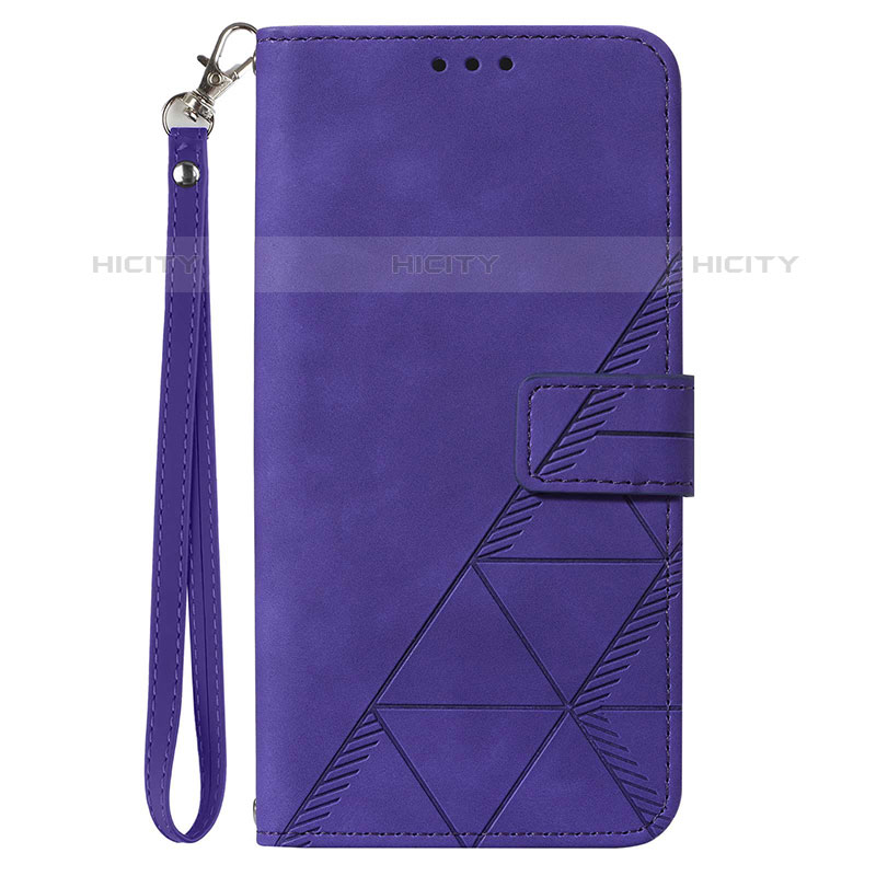 Coque Portefeuille Livre Cuir Etui Clapet Y03B pour Samsung Galaxy M22 4G Violet Plus