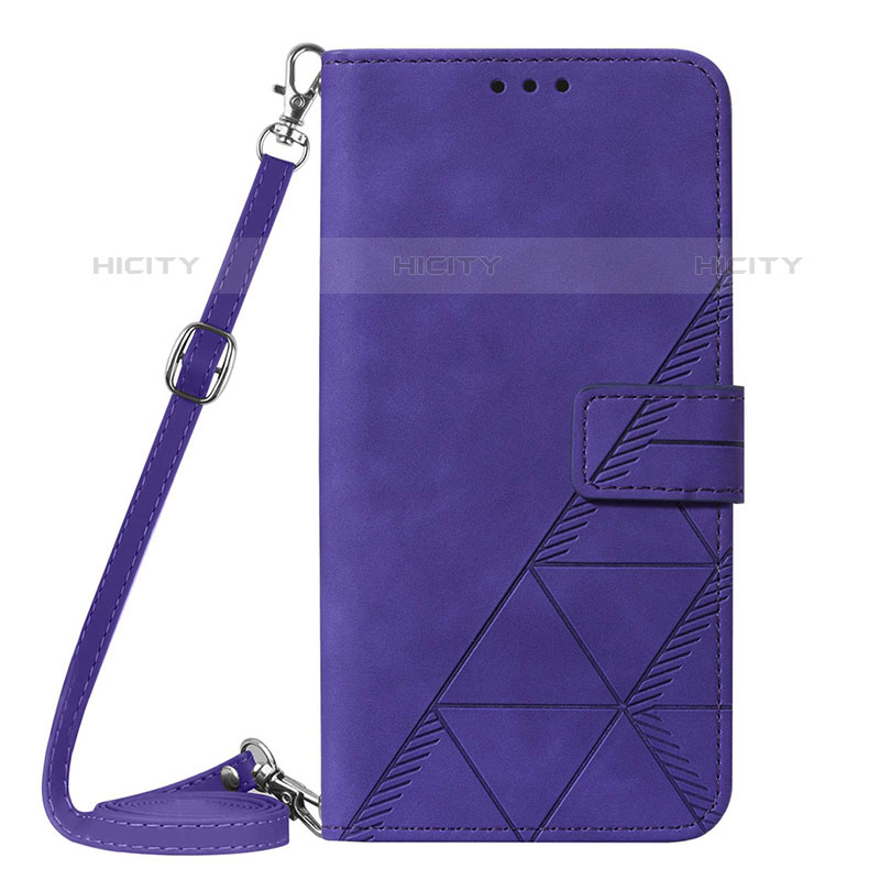 Coque Portefeuille Livre Cuir Etui Clapet Y03B pour Samsung Galaxy M53 5G Violet Plus