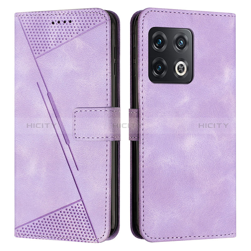 Coque Portefeuille Livre Cuir Etui Clapet Y04X pour OnePlus 10 Pro 5G Violet Plus