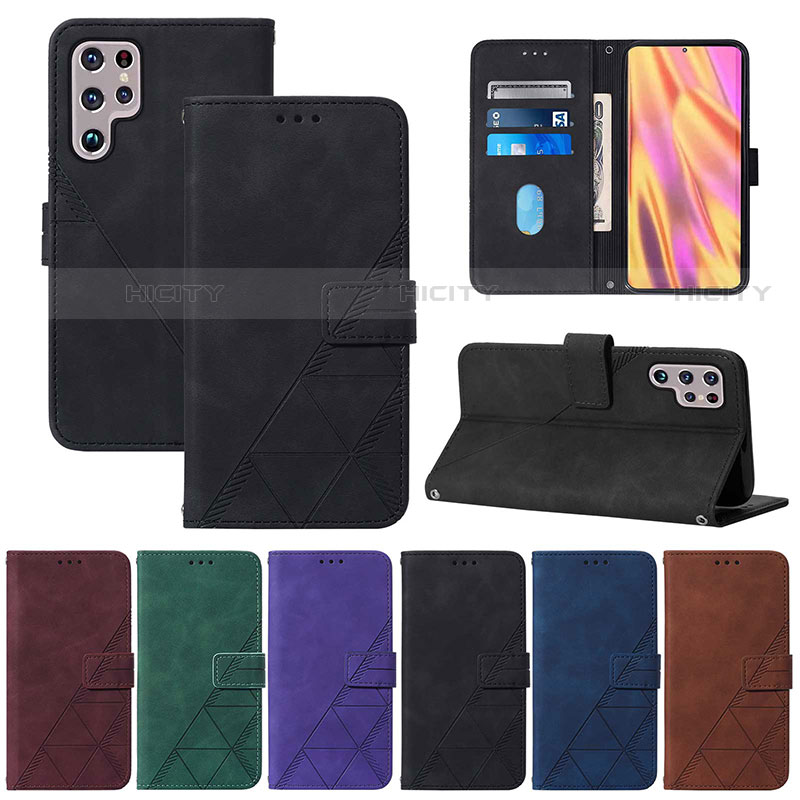 Coque Portefeuille Livre Cuir Etui Clapet Y07B pour Samsung Galaxy S21 Ultra 5G Plus