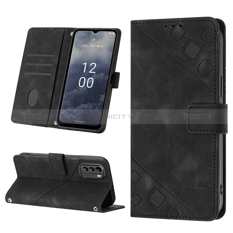 Coque Portefeuille Livre Cuir Etui Clapet YB1 pour Nokia G60 5G Plus