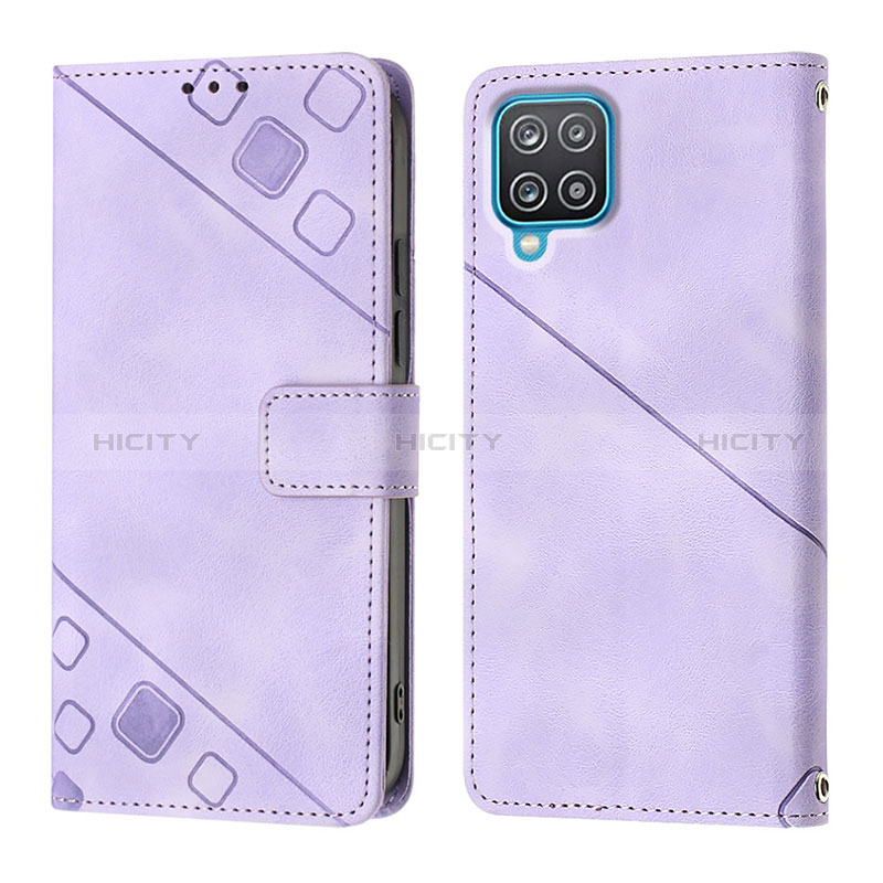 Coque Portefeuille Livre Cuir Etui Clapet YB1 pour Samsung Galaxy M12 Plus