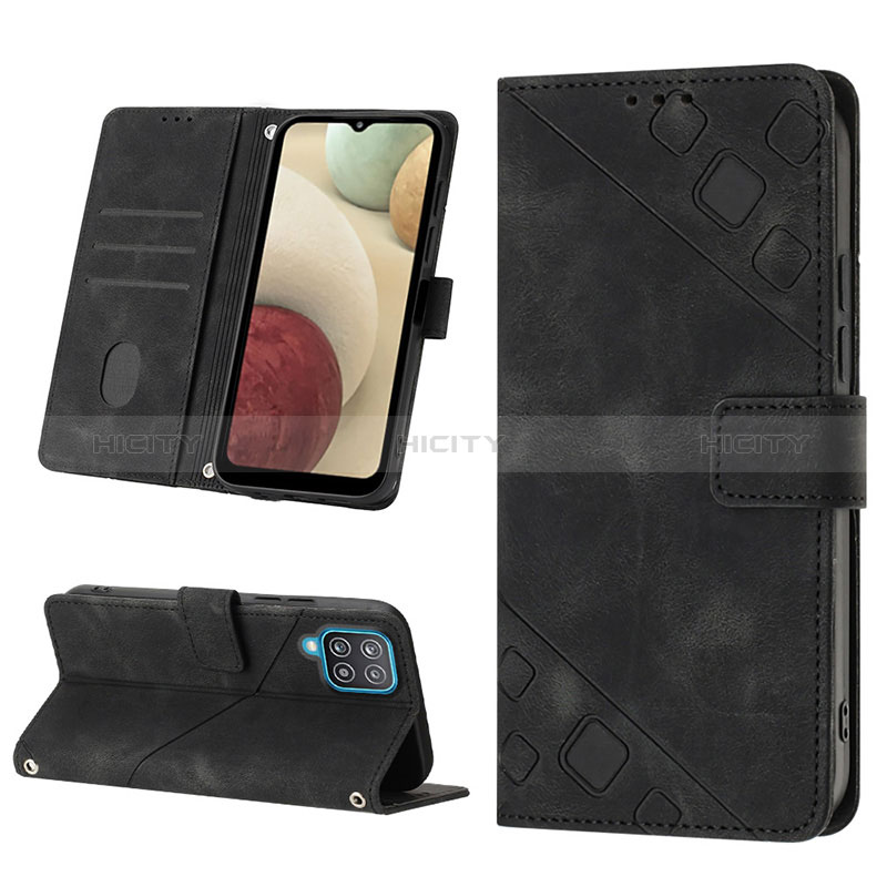 Coque Portefeuille Livre Cuir Etui Clapet YB1 pour Samsung Galaxy M12 Plus