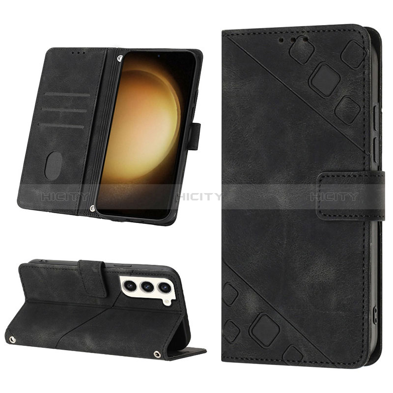 Coque Portefeuille Livre Cuir Etui Clapet YB1 pour Samsung Galaxy S23 5G Plus