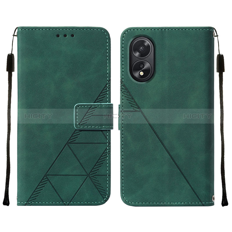 Coque Portefeuille Livre Cuir Etui Clapet YB2 pour Oppo A38 Plus