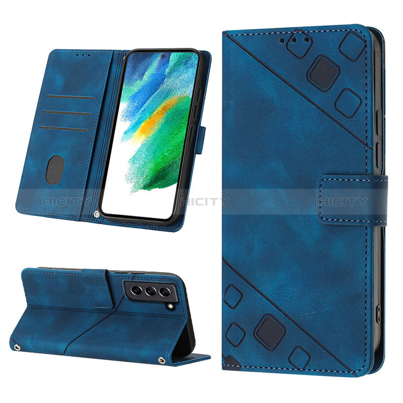 Coque Portefeuille Livre Cuir Etui Clapet YB2 pour Samsung Galaxy S21 FE 5G Plus