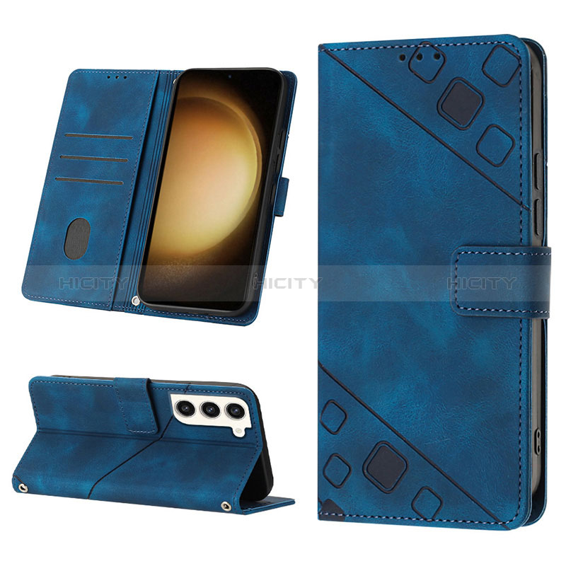 Coque Portefeuille Livre Cuir Etui Clapet YB2 pour Samsung Galaxy S22 5G Plus