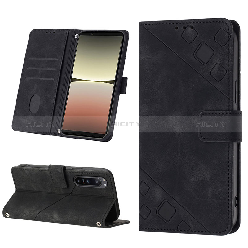 Coque Portefeuille Livre Cuir Etui Clapet YB2 pour Sony Xperia 5 IV Plus
