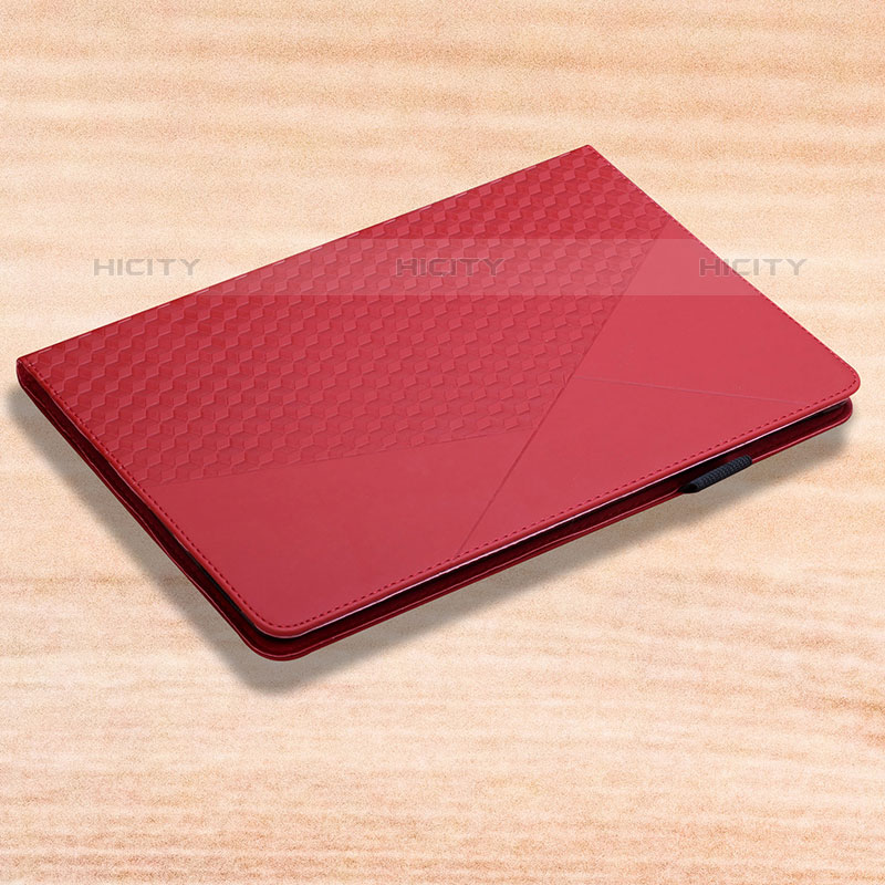 Coque Portefeuille Livre Cuir Etui Clapet YX2 pour Apple iPad Pro 10.5 Rouge Plus