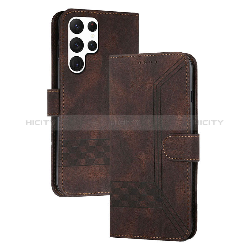 Coque Portefeuille Livre Cuir Etui Clapet YX4 pour Samsung Galaxy S24 Ultra 5G Plus