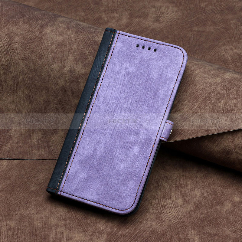 Coque Portefeuille Livre Cuir Etui Clapet YX5 pour Samsung Galaxy S22 Ultra 5G Violet Plus