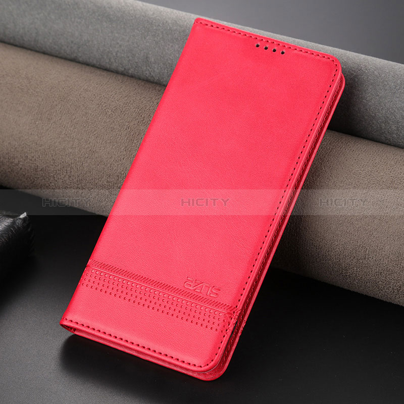 Coque Portefeuille Livre Cuir Etui Clapet YZ2 pour Huawei Nova 11 Pro Rose Rouge Plus