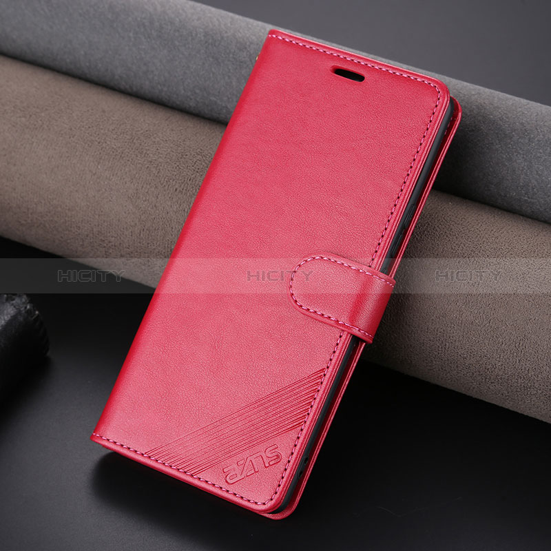 Coque Portefeuille Livre Cuir Etui Clapet YZ4 pour Huawei Honor 90 Pro 5G Rose Rouge Plus