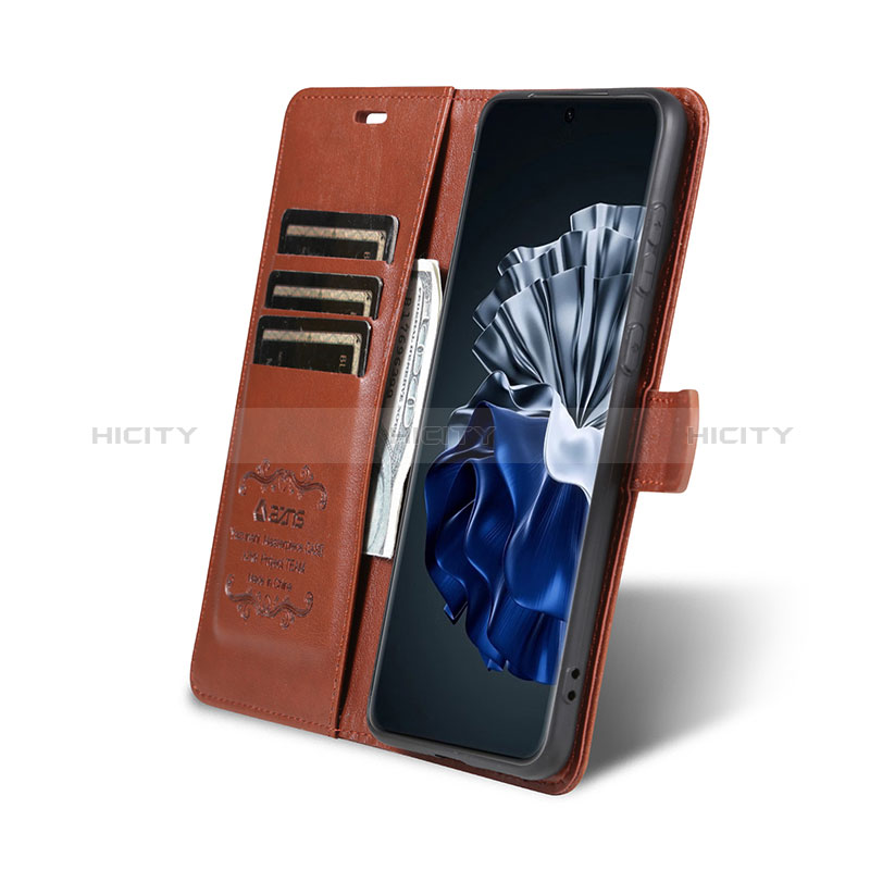 Coque Portefeuille Livre Cuir Etui Clapet YZ4 pour Huawei P60 Pro Plus