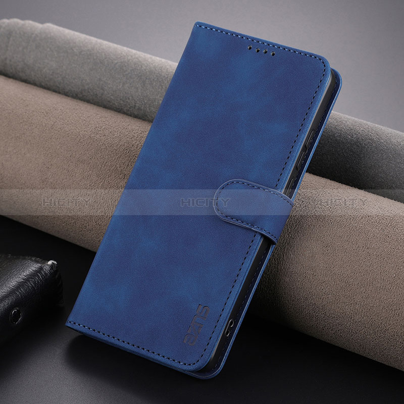 Coque Portefeuille Livre Cuir Etui Clapet YZ6 pour Oppo K11 5G Bleu Plus