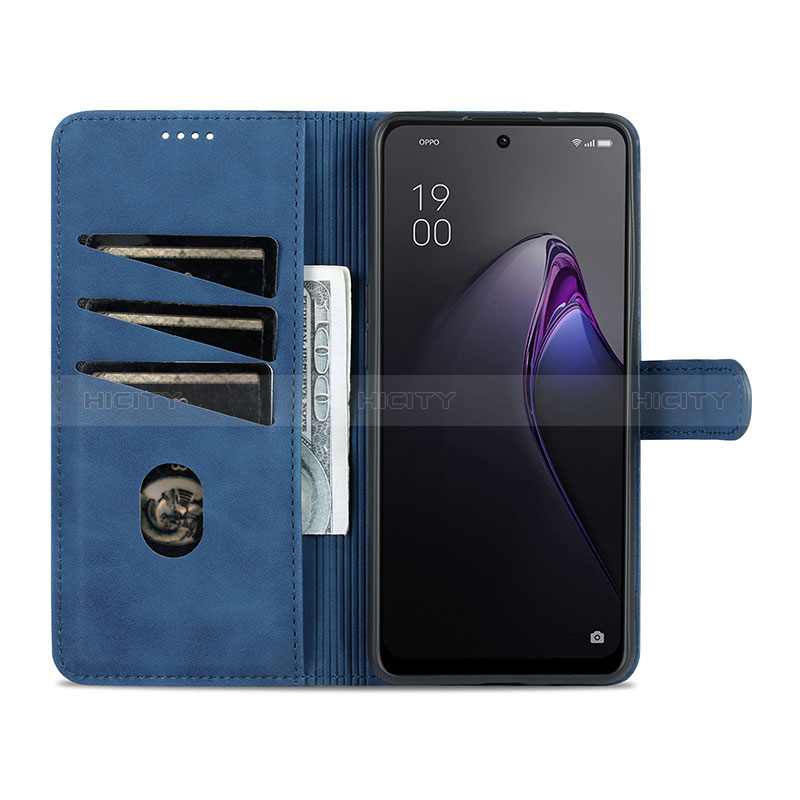 Coque Portefeuille Livre Cuir Etui Clapet YZ6 pour Oppo Reno9 Pro 5G Plus