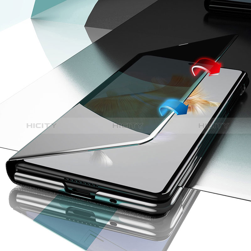 Coque Portefeuille Livre Cuir Etui Clapet ZL1 pour Huawei Mate X3 Plus
