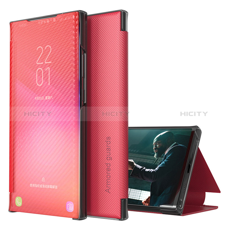 Coque Portefeuille Livre Cuir Etui Clapet ZL1 pour Samsung Galaxy Note 20 Ultra 5G Plus