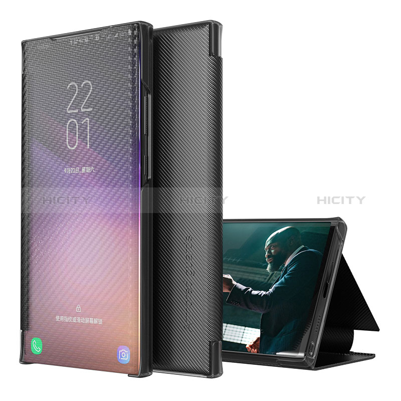 Coque Portefeuille Livre Cuir Etui Clapet ZL1 pour Samsung Galaxy S20 Plus 5G Noir Plus