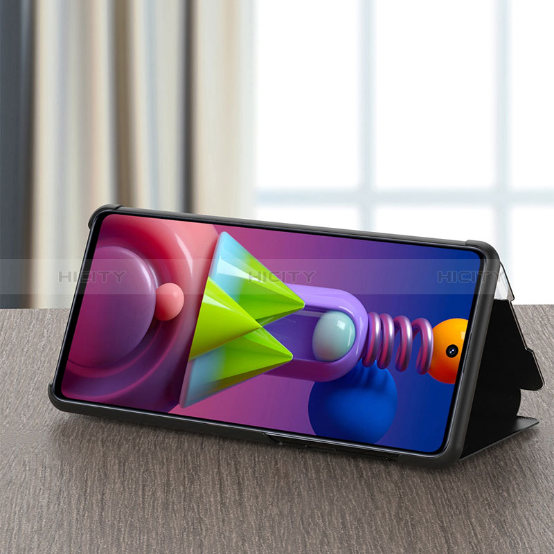 Coque Portefeuille Livre Cuir Etui Clapet ZL2 pour Samsung Galaxy M51 Plus