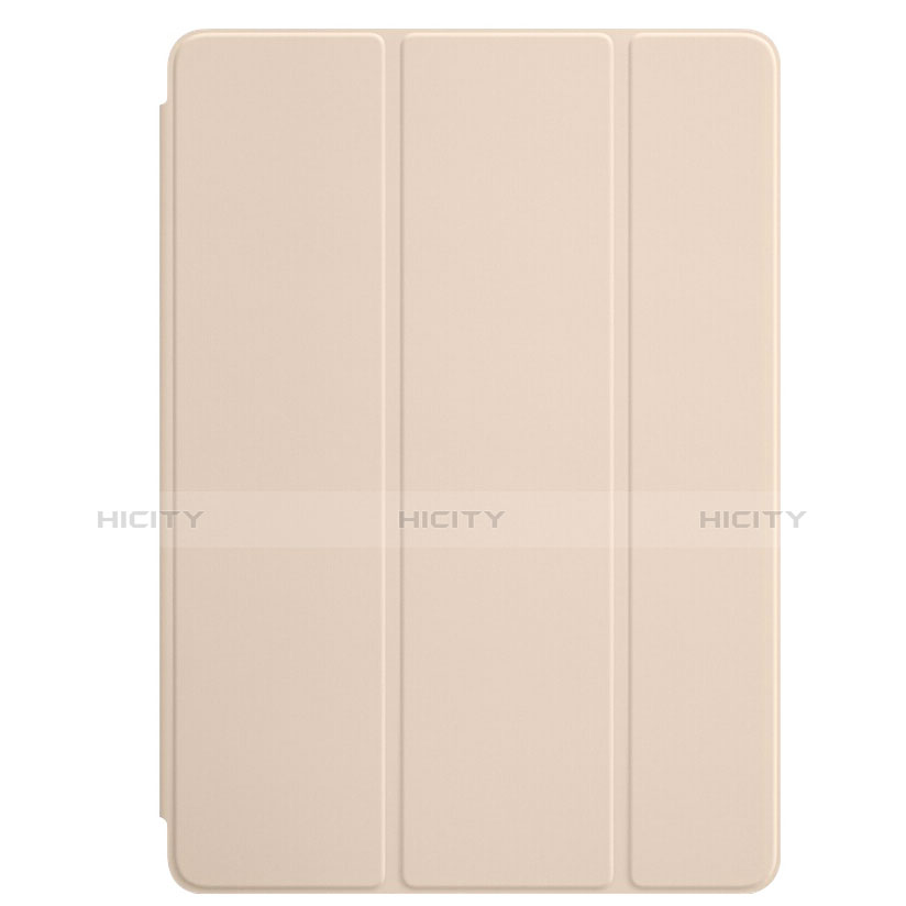 Coque Portefeuille Livre Cuir L01 pour Apple New iPad 9.7 (2017) Or Plus