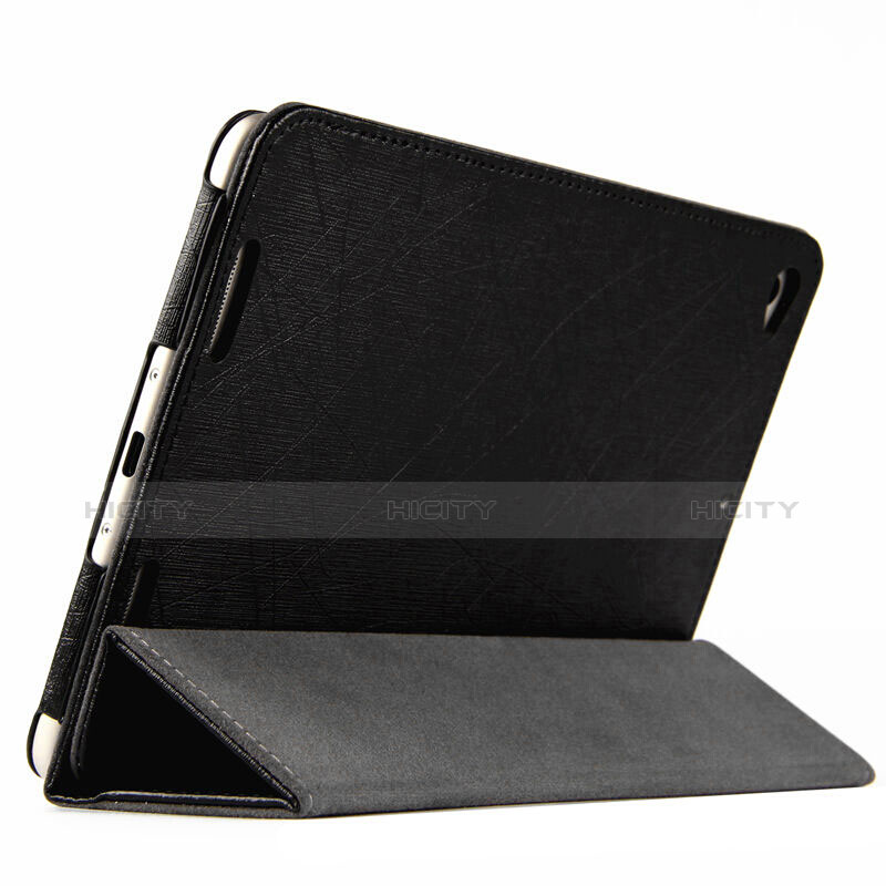 Coque Portefeuille Livre Cuir L01 pour Xiaomi Mi Pad 2 Noir Plus