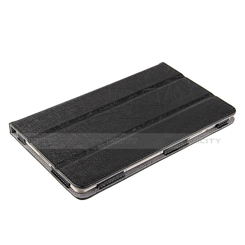Coque Portefeuille Livre Cuir L01 pour Xiaomi Mi Pad 3 Noir Plus