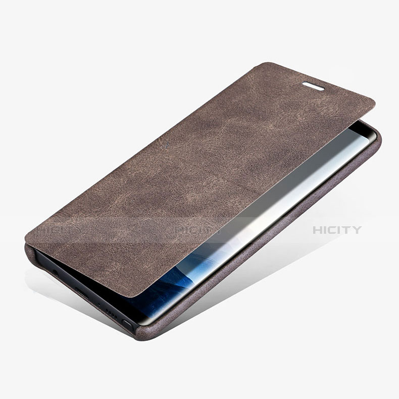 Coque Portefeuille Livre Cuir L02 pour Samsung Galaxy Note 8 Duos N950F Plus