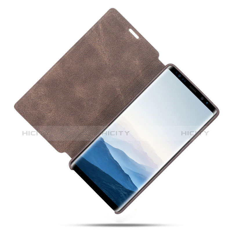 Coque Portefeuille Livre Cuir L02 pour Samsung Galaxy Note 8 Plus