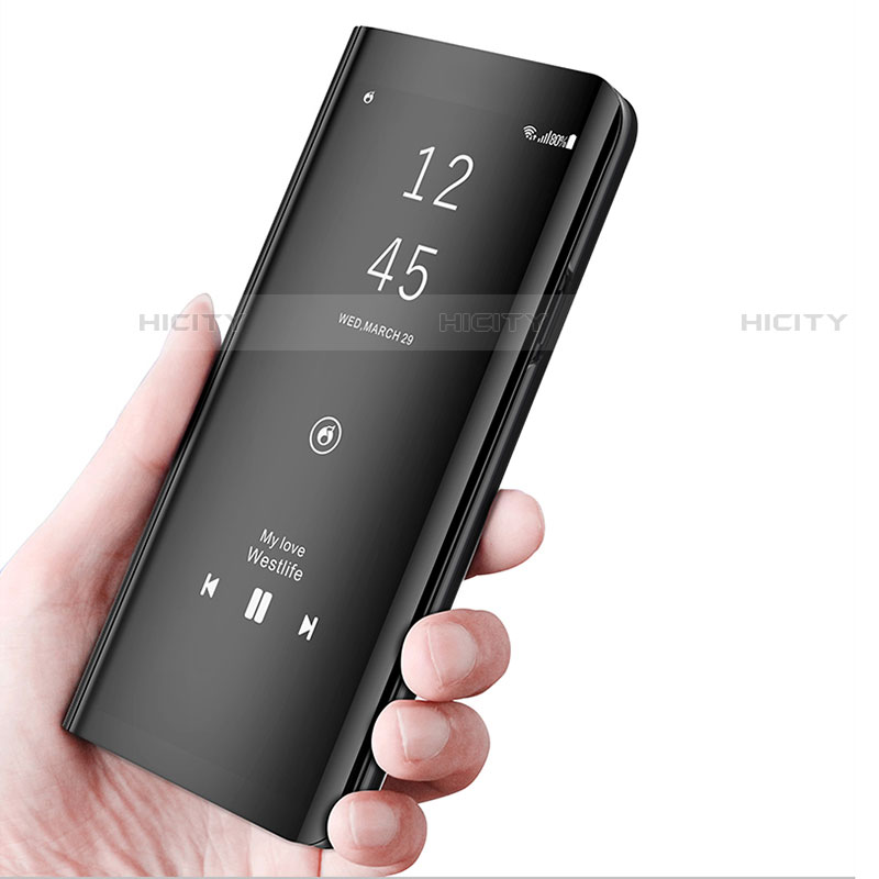 Coque Portefeuille Livre Cuir Miroir Housse Etui Clapet H02 pour Samsung Galaxy S21 Plus 5G Plus