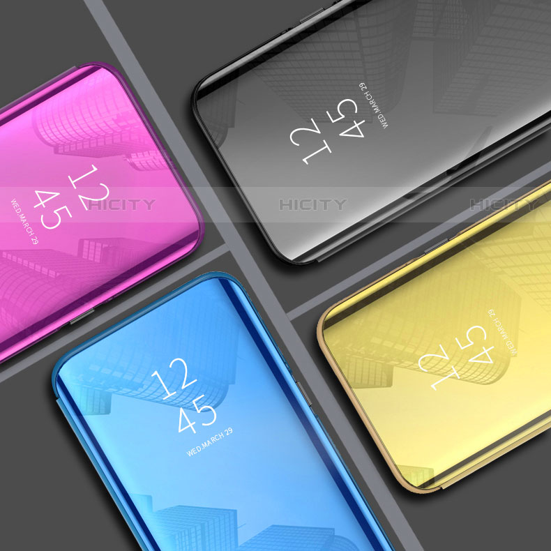 Coque Portefeuille Livre Cuir Miroir Housse Etui Clapet H02 pour Samsung Galaxy S21 Plus 5G Plus