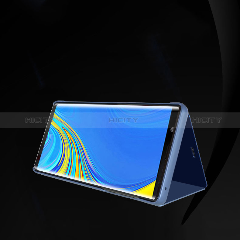 Coque Portefeuille Livre Cuir Miroir Housse Etui Clapet L01 pour Samsung Galaxy A9 Star Pro Plus