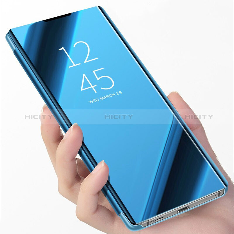 Coque Portefeuille Livre Cuir Miroir Housse Etui Clapet L01 pour Samsung Galaxy A9s Plus