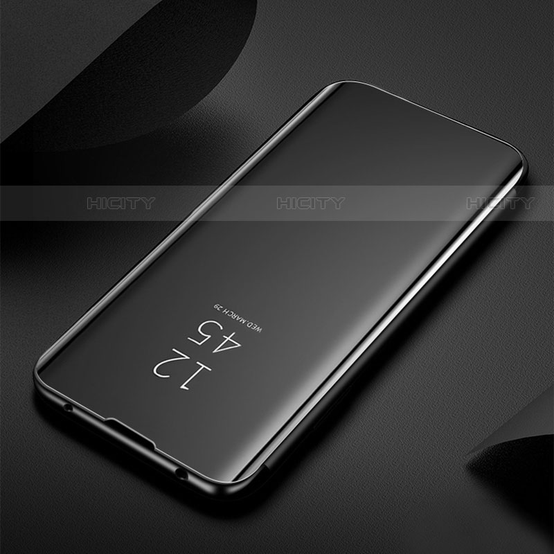 Coque Portefeuille Livre Cuir Miroir Housse Etui Clapet L01 pour Samsung Galaxy S23 Plus 5G Noir Plus