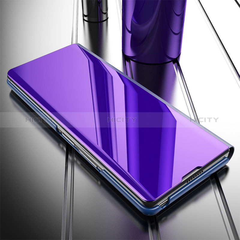 Coque Portefeuille Livre Cuir Miroir Housse Etui Clapet L01 pour Samsung Galaxy Z Fold3 5G Plus