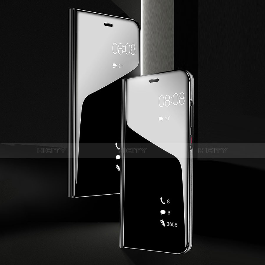 Coque Portefeuille Livre Cuir Miroir Housse Etui Clapet L02 pour Apple iPhone Xs Max Plus