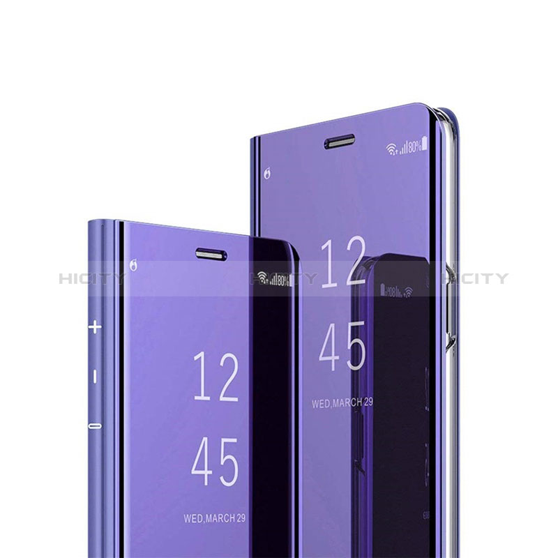 Coque Portefeuille Livre Cuir Miroir Housse Etui Clapet L02 pour Samsung Galaxy M11 Plus